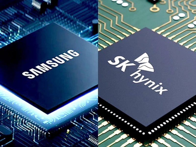 Samsung 与 SK hynix 芯片。